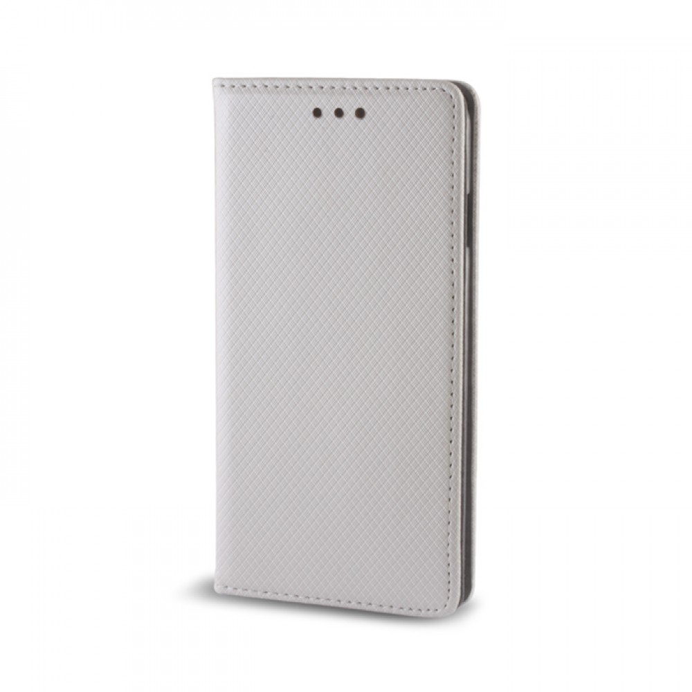OEM Θήκη Βιβλίο Smart Magnet Για Apple Iphone 6G/6S Ασημί Τηλεφωνία
